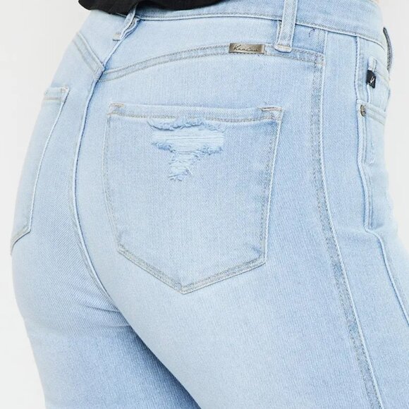 Kancan High Rise Curvy Flare Jeans - Picture 11 of 12